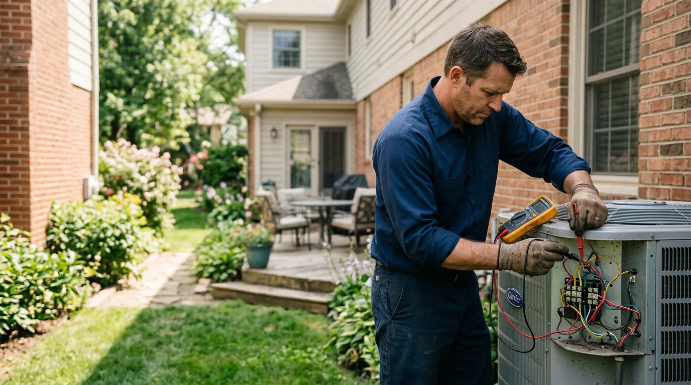 HVAC technician working near Amsterdam, NY